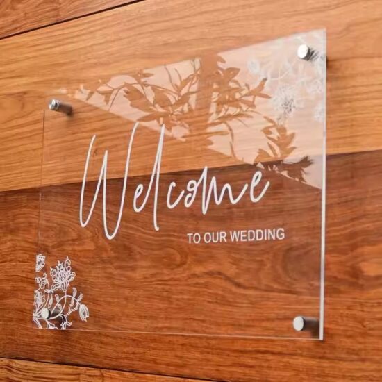 Wholesale Custom Acrylic Logo Sign for Storefront Branding and Advertising