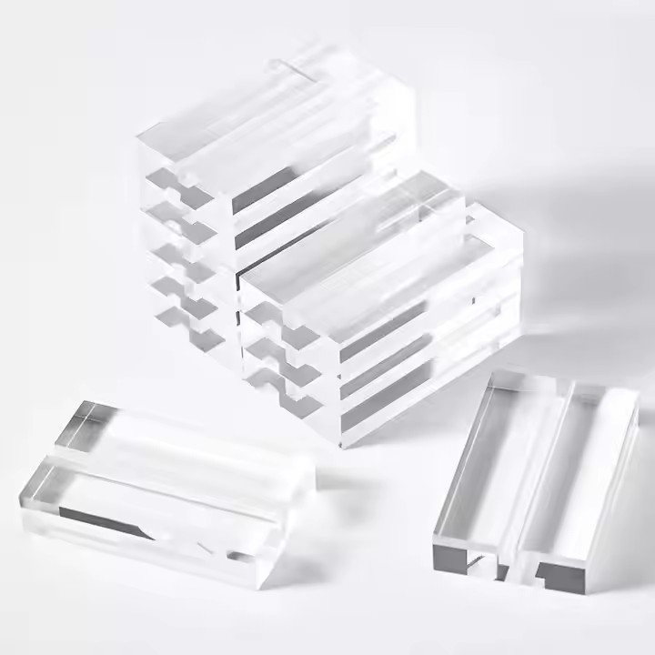 Custom Transparent Acrylic Office Desk Name Plate