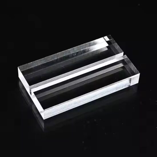 Custom Transparent Acrylic Office Desk Name Plate