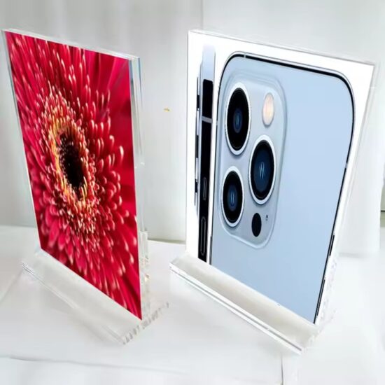 High-Quality Acrylic Desktop Sign Holder for Advertising