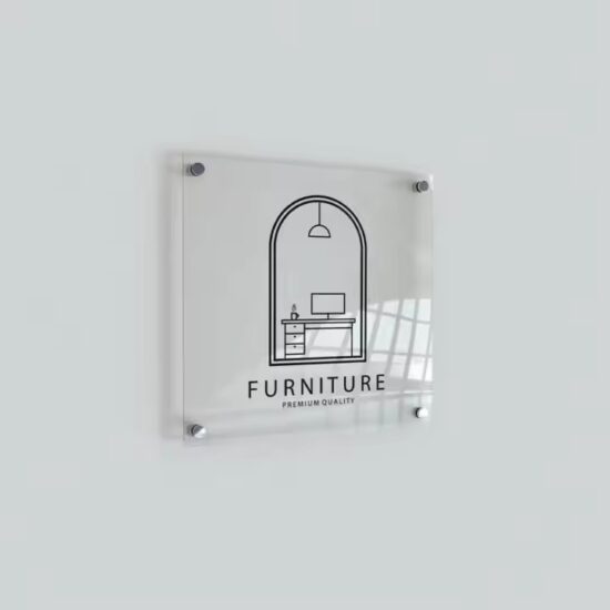 Wholesale Wall-Mounted Acrylic Business Door Sign