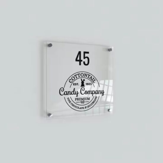 Wholesale Wall-Mounted Acrylic Business Door Sign