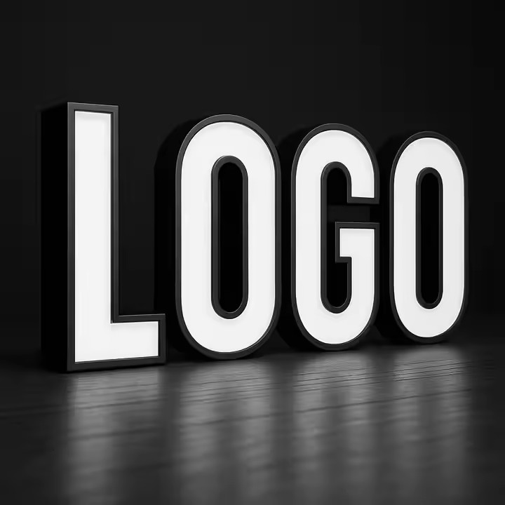 3D Outdoor Acrylic Store Sign with Custom Business Logo