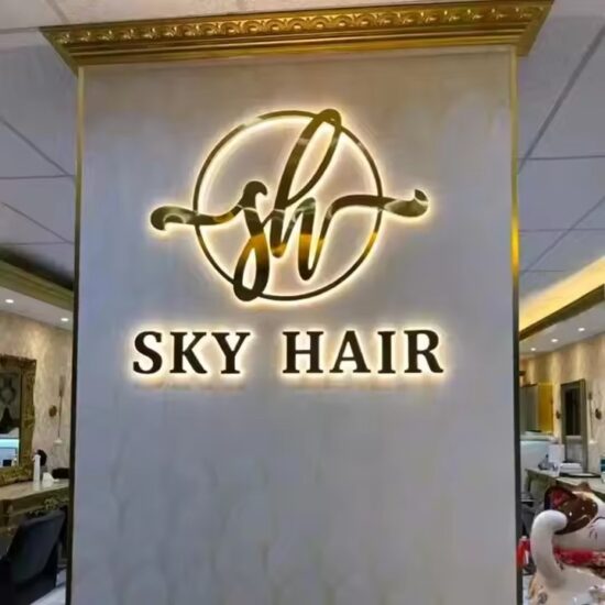 Personalized 3D Acrylic Outdoor Sign with Custom Logo for Businesses