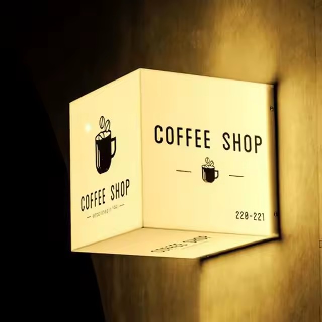 Round and Square Outdoor LED Acrylic Signs