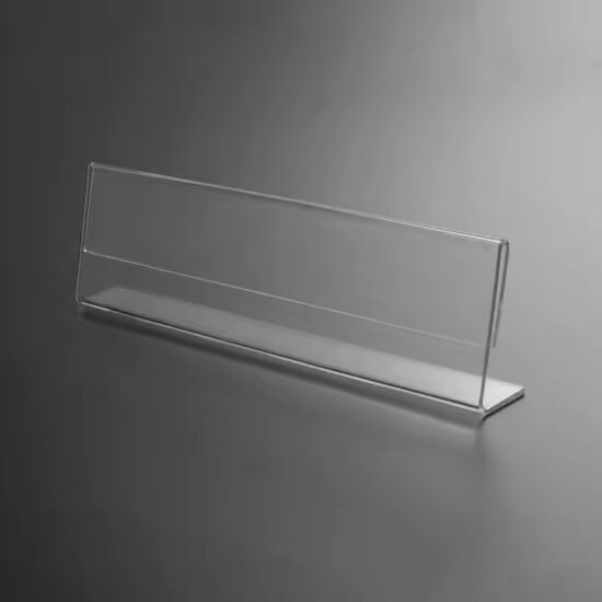 Premium Clear Acrylic Desk Name Plate