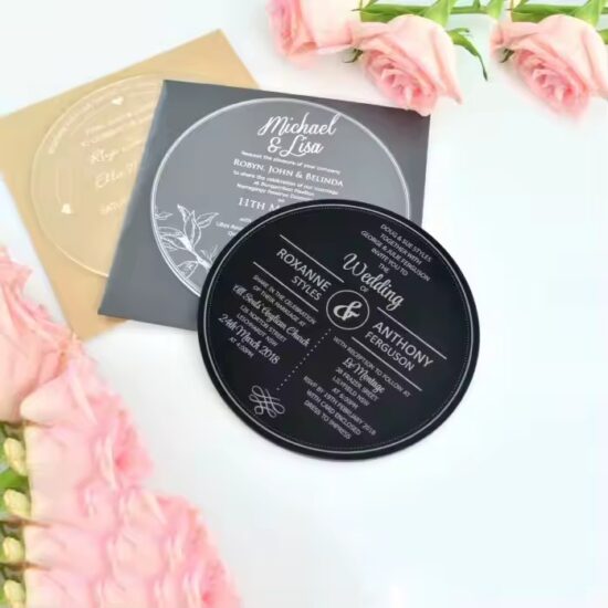 Personalized Mirror Acrylic Wedding Gift Sign