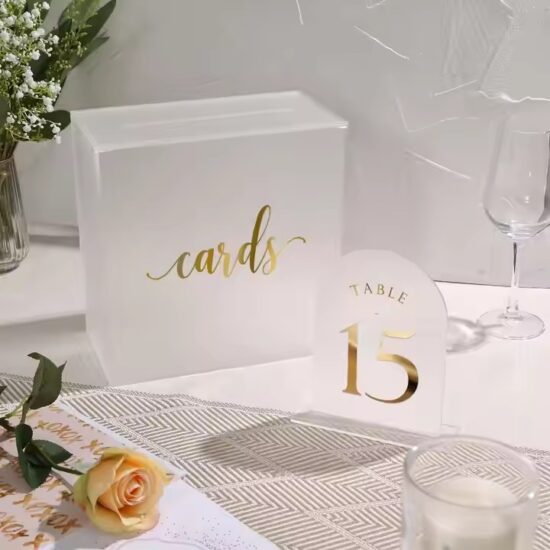 Frosted Acrylic Wedding Signage Sheets
