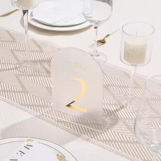 Frosted Acrylic Wedding Signage Sheets