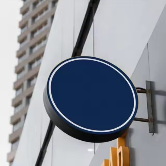 Double-Sided LED Acrylic Sign for Outdoor Advertising