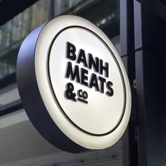 Waterproof 3D Acrylic Letter Signboard for Outdoor Storefront