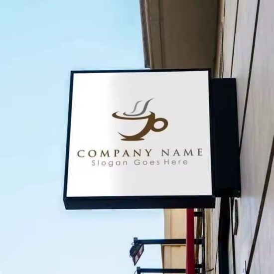 Waterproof Double-Sided LED Acrylic Sign for Storefront Advertising