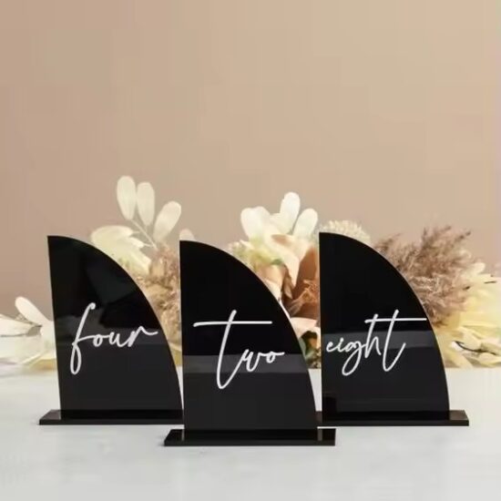 Engraved Acrylic Sign for Party and Event Decoration