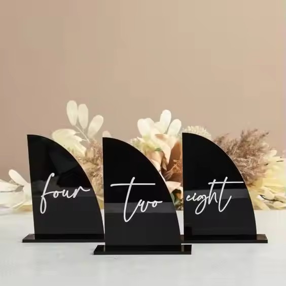 Engraved Acrylic Sign for Party and Event Decoration