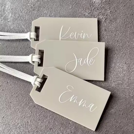 Clear Reserved Acrylic Seat Tags for Events