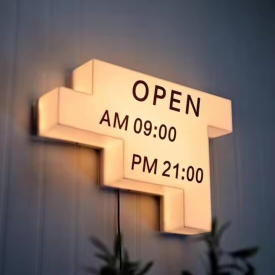 Premium Outdoor Acrylic Sign for Business Branding