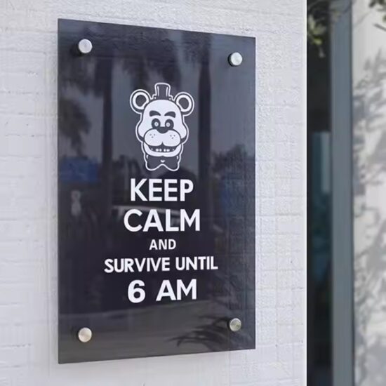 Personalized outdoor acrylic door panel for home decoration