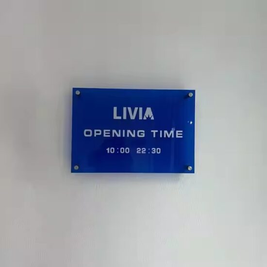 Personalized outdoor acrylic door panel for home decoration