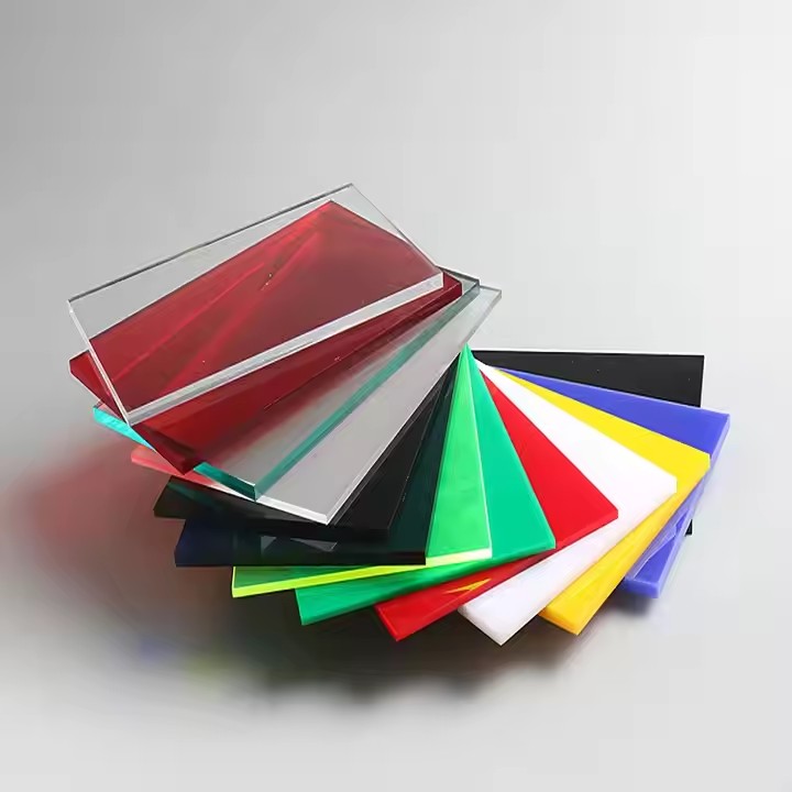 Custom size clear acrylic sheet with glossy finish and high transparency