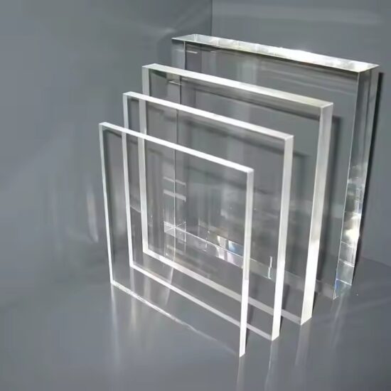 Custom size clear acrylic sheet with glossy finish and high transparency
