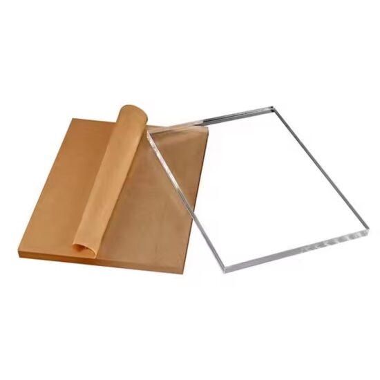 UV-resistant clear cast acrylic panel – custom-cut optical grade sheet