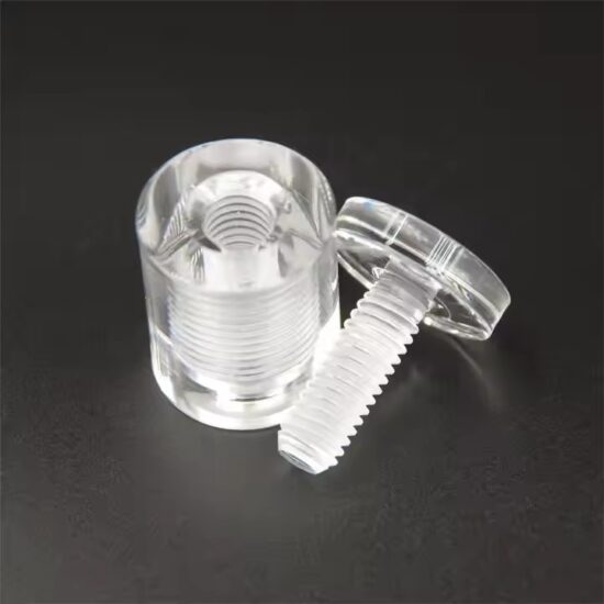 Custom Clear Acrylic Sign Standoffs and Nuts