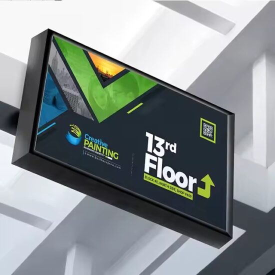 High-Quality Custom Outdoor Acrylic Sign for Commercial Use