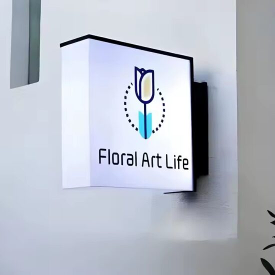 Custom Outdoor Acrylic Sign for Commercial Storefront Branding