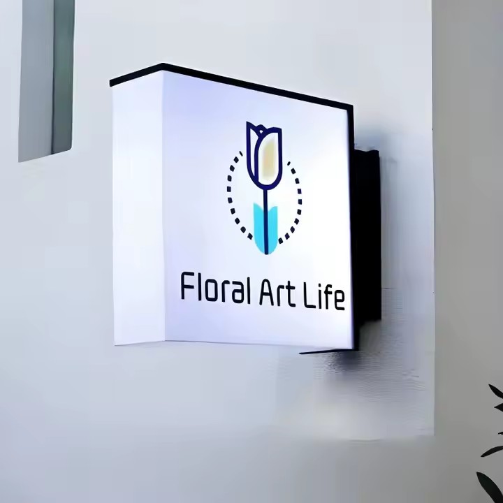 Custom Outdoor Acrylic Sign for Commercial Storefront Branding