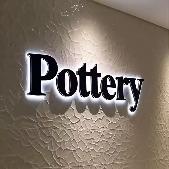 Illuminated Outdoor Acrylic Sign for Storefront Factory Direct Supply