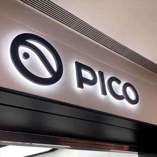 Illuminated Outdoor Acrylic Sign for Storefront Factory Direct Supply