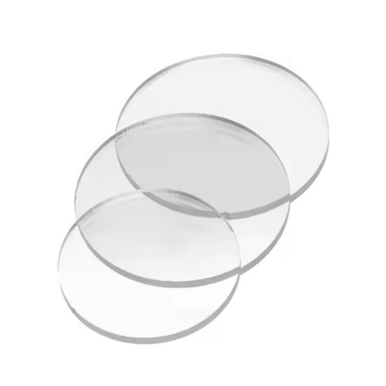 Decorative transparent acrylic sheet with glossy finish and custom size options