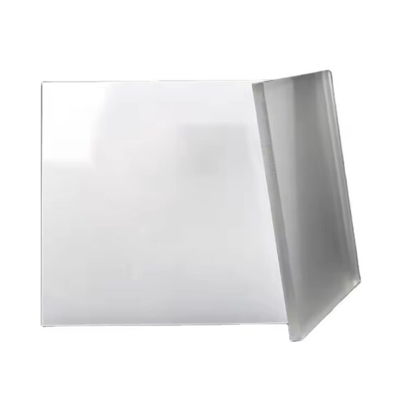 Laser-cut colored acrylic panel with vibrant hues and smooth edges