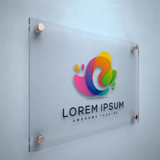 Custom Personalized Printed Acrylic Sign for Business and Events