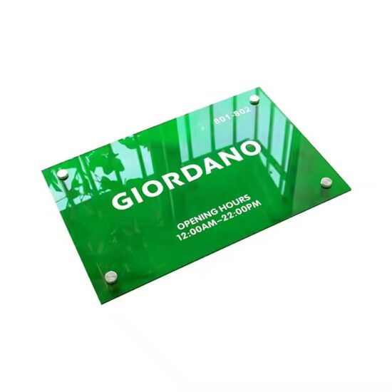 Custom Personalized Printed Acrylic Sign for Business and Events