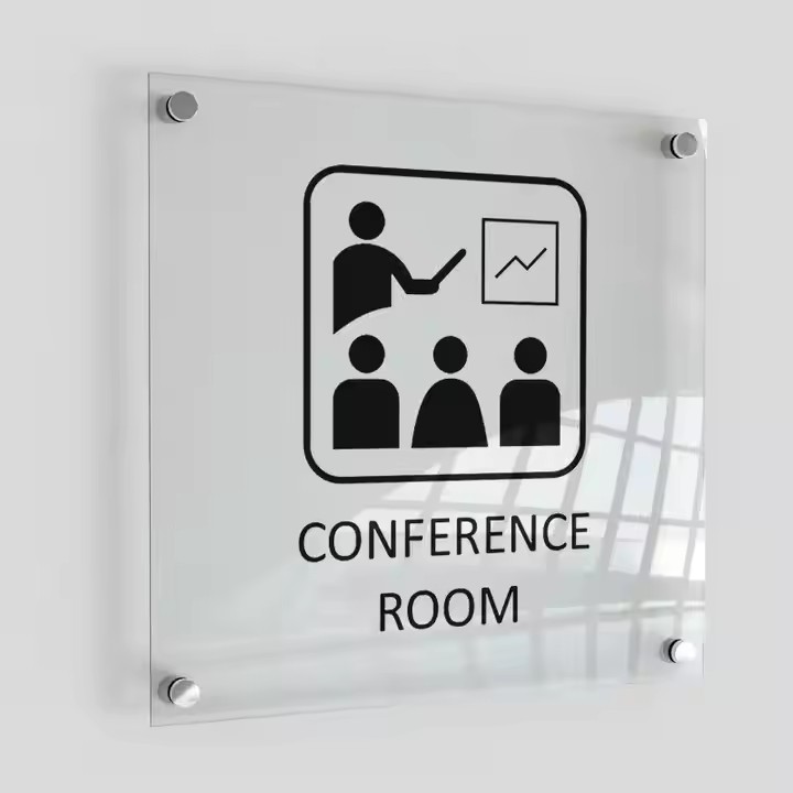 Custom Personalized Printed Acrylic Sign for Business and Events