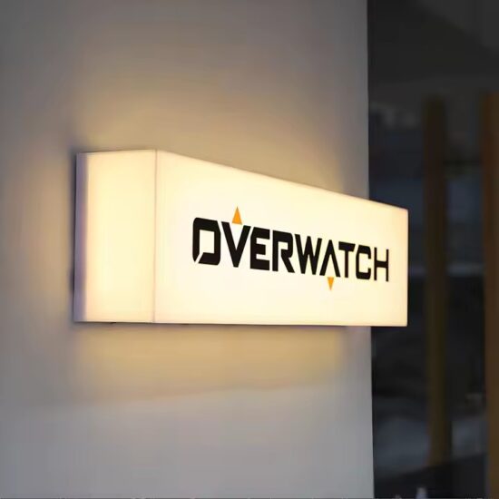 Custom LED Acrylic Outdoor Sign for Storefront Advertising