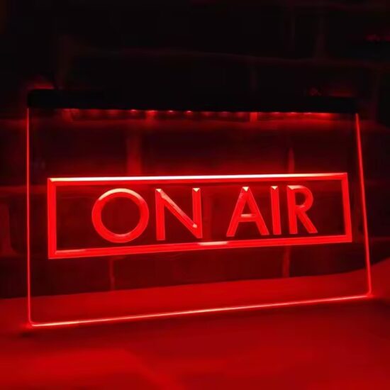 Custom Laser Engraved LED Acrylic Sign