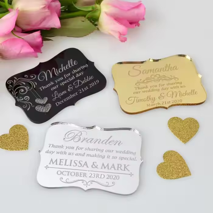 Custom Factory Direct Acrylic Name Tags