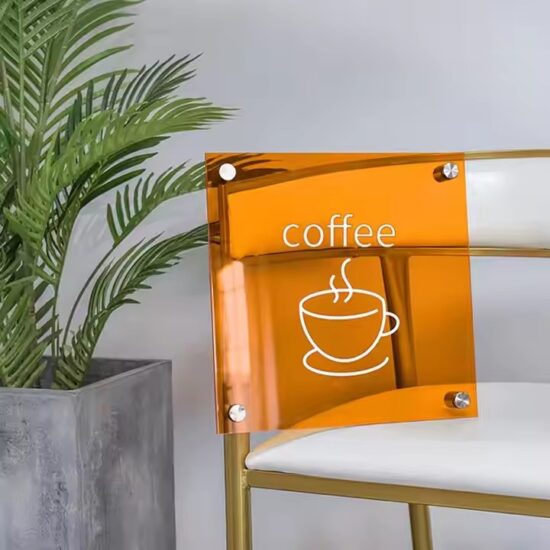 New Design Door Hanging Acrylic Wall Sign with Custom Logo
