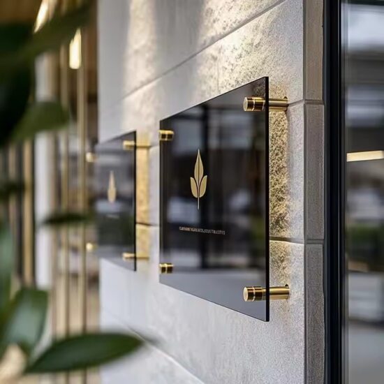 Hot-Selling Custom Wall-Mounted Acrylic Office Business Sign