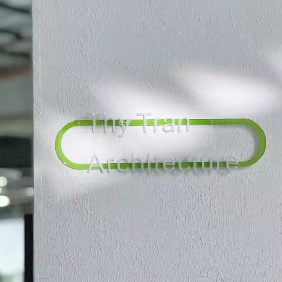 Trendy Creative Wall-Mounted Acrylic Sign with Custom Design