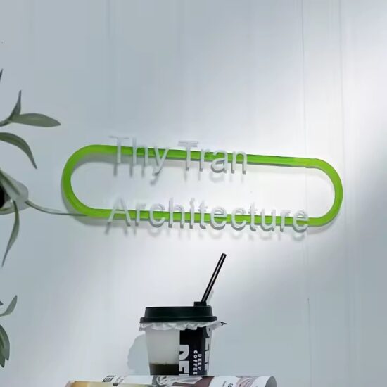 Trendy Creative Wall-Mounted Acrylic Sign with Custom Design