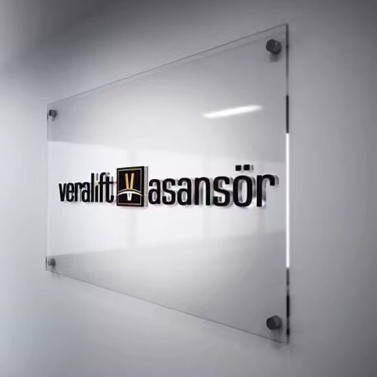 Custom Acrylic Wall Sign for Lobby Office Branding