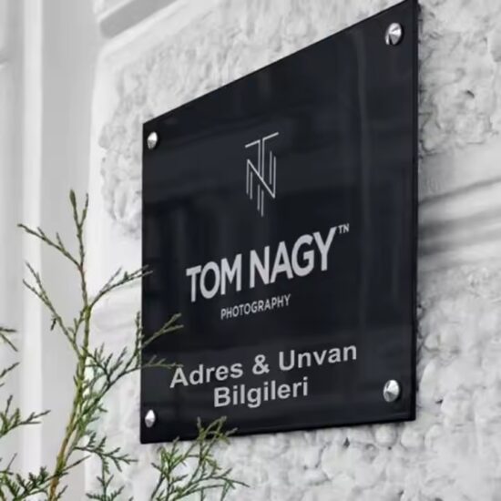 Custom Acrylic Wall Sign for Lobby Office Branding