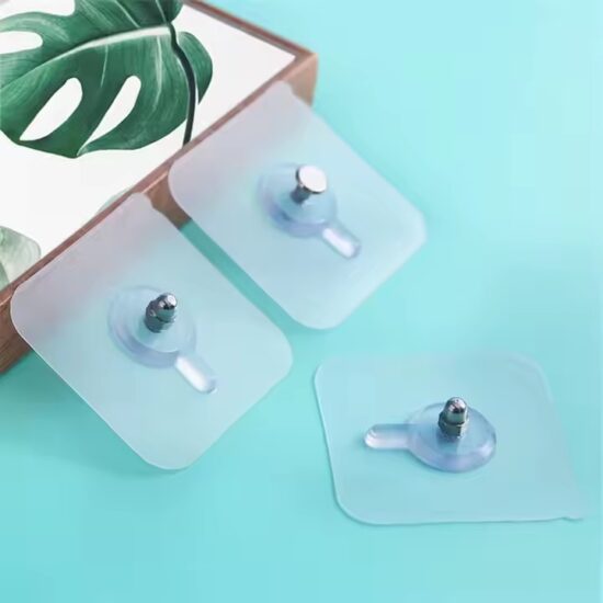 Premium Clear 3M Adhesive Hooks for Acrylic Sign Wall Mounting