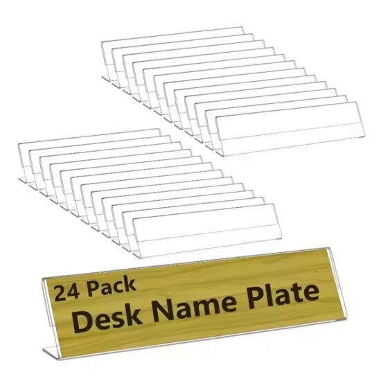 Custom sublimation acrylic desk name plate for meeting use