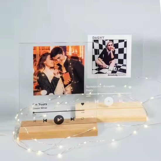 Custom Engraved Acrylic Wedding Display Stand Sign