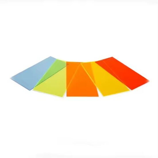 Custom Transparent Acrylic Business Card with Printed Logo and Contact Info