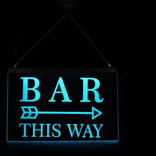 Custom Neon LED Acrylic Sign for Bar Logo Display